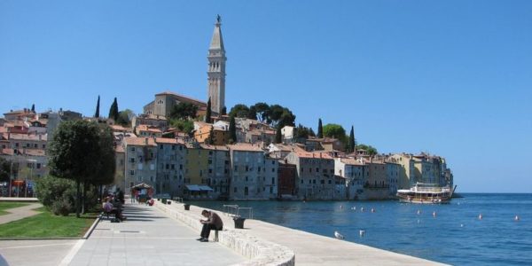 Istria from Slovenia motorcycle tour April of 2012